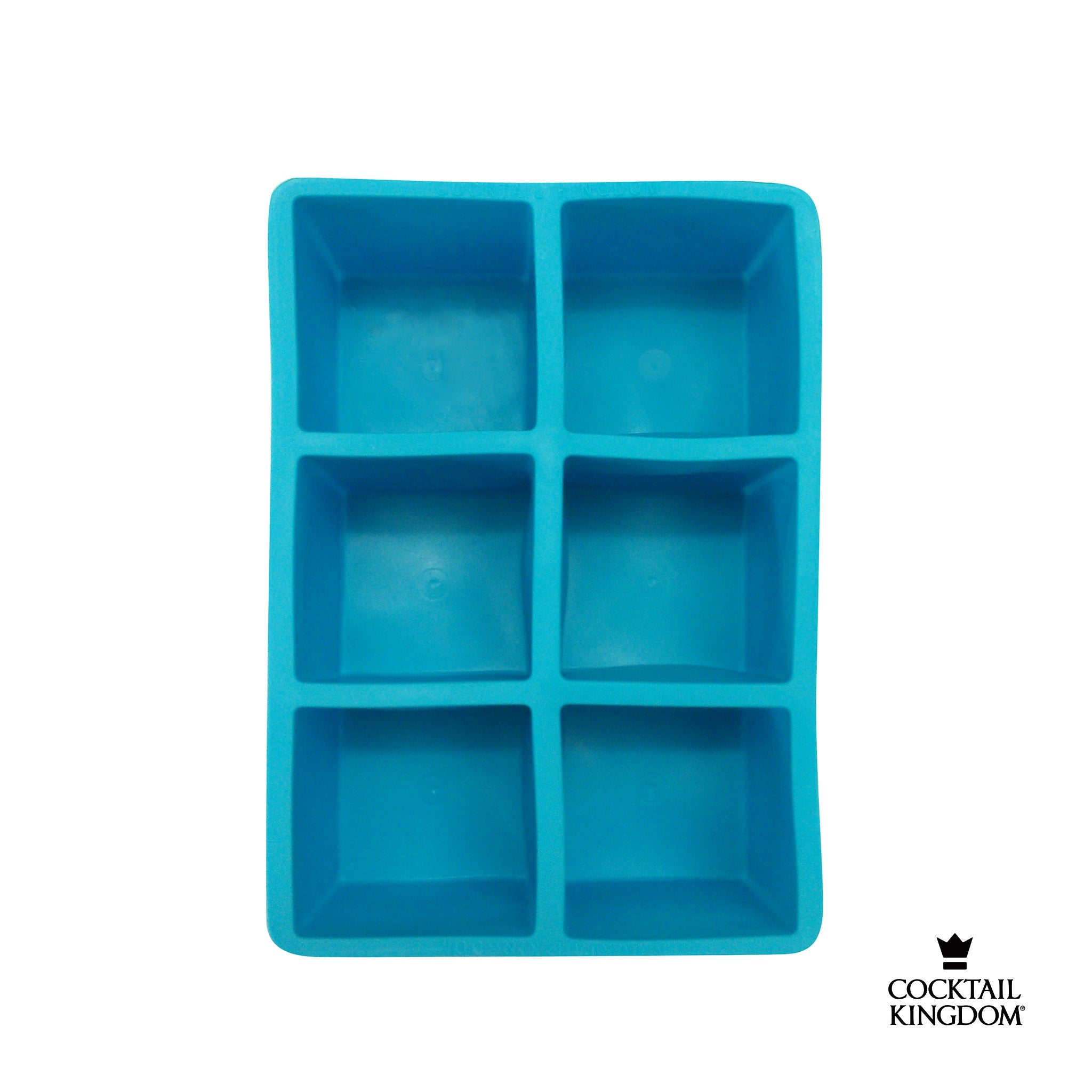 2in Square Ice Cube Tray - Blue